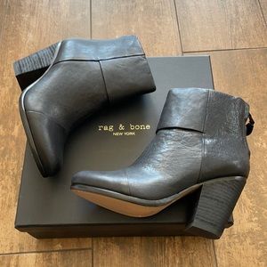 RAG & BONE Classic Newbury Booties Boots 7.5/37.5